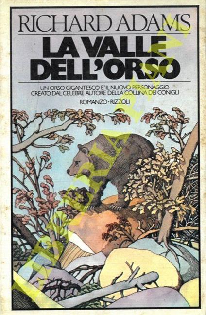 La valle dell'orso - Richard Adams - copertina