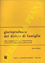 Giurisprudenza del diritto di famiglia. Casi e materiali a cura di Mario Bessone raccolti da Massimo Dogliotti e Gilda Ferrando