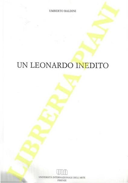 Un Leonardo inedito - Umberto Baldini - copertina