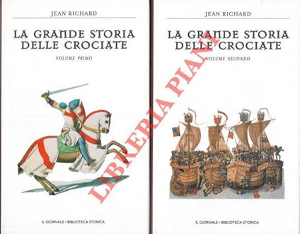 La grande storia delle crociate - Jean Richard - copertina