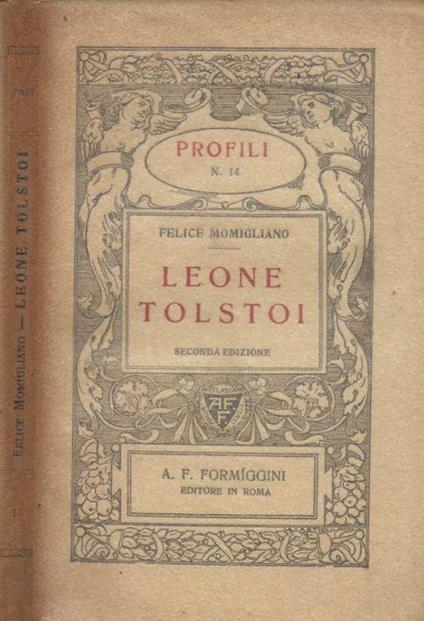 Leone Tolstoi - Felice Momigliano - copertina