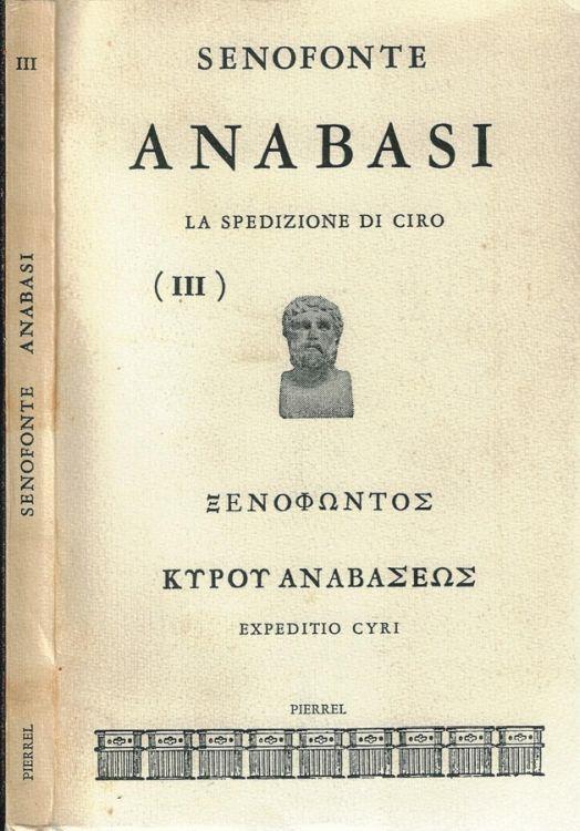 Anabasi Vol III - Senofonte - copertina