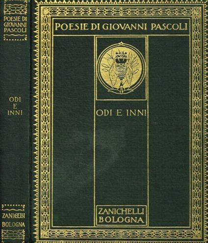 Odi e inni - Giovanni Pascoli - copertina