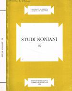 Studi Noniani IX