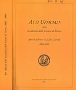 Atti Ufficiali della Accademia delle Scienze di Torino. Anni Accademici CCXXI-CCXXIII, 2004-2006