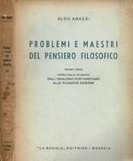 Problemi e maestri del pensiero filosofico - Storia della Filosofia