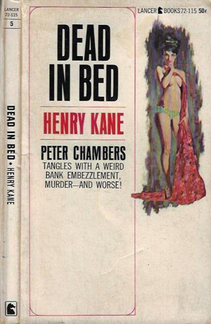 Dead in bed - Henry Kane - copertina