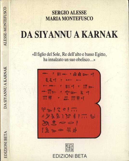 Da Siyannu a Karnak - Sergio Alesse - copertina