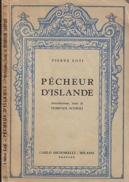 Pecheur d'islande - Pierre Loti - copertina