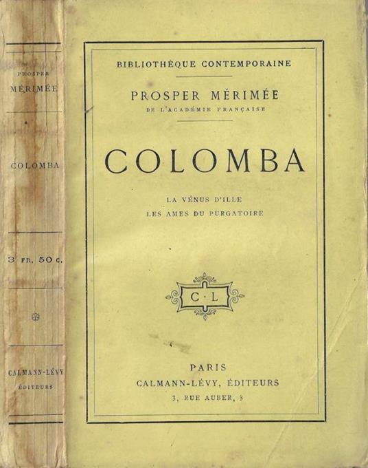 Colomba - Prosper Mérimée - copertina