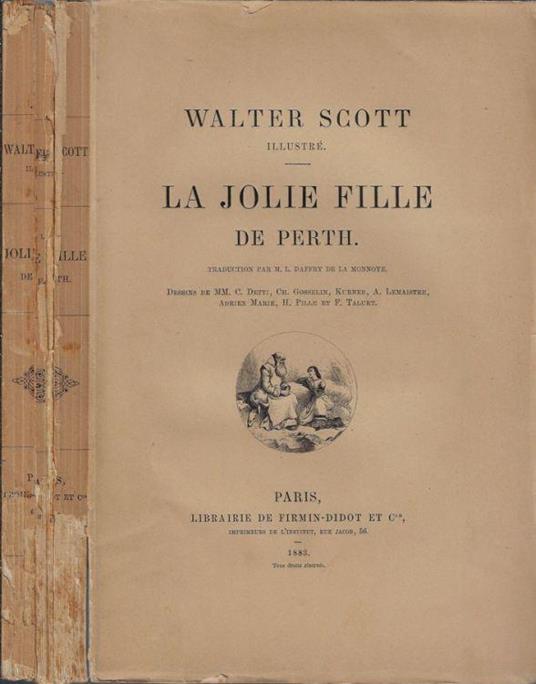 La jolie fille de Perth - Walter Scott - copertina