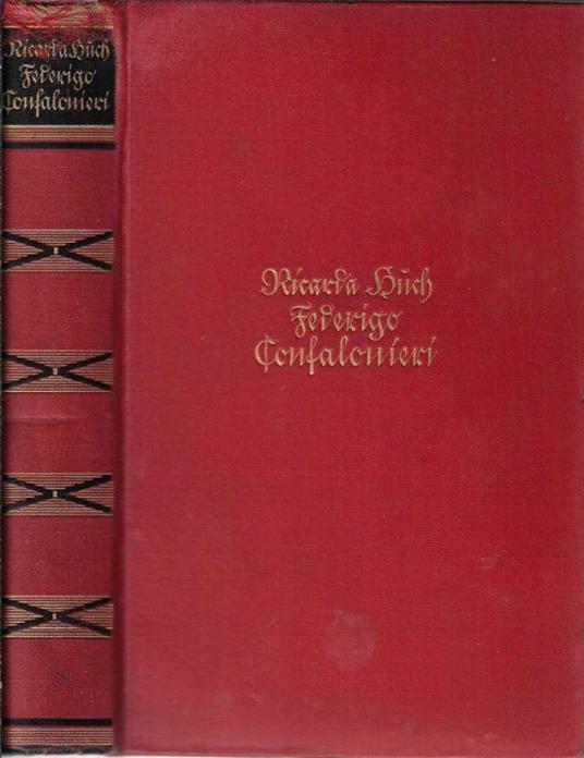 Das leben des grafen Federigo Confalonieri - Ricarda Huch - copertina