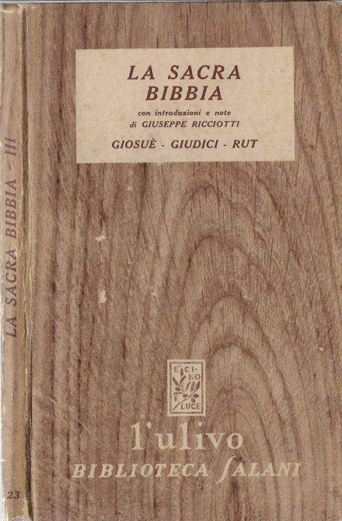 La Sacra Bibbia Vol. III - copertina