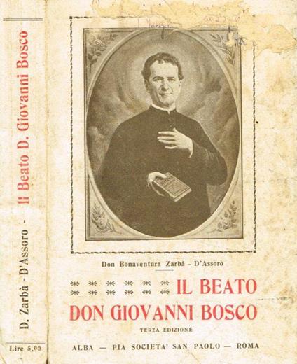 Il Beato Don Giovanni Bosco - Bonaventura Zarbà D'Assoro - copertina
