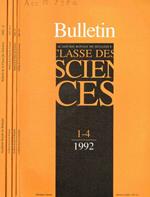 Bulletin de la Classe des Sciences. Anno 1992