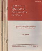 Bulletin of the Museum of Comparative Zoology. Vol.148, 1977-1979, 10 fasc