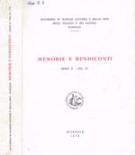 Accademia di scienze lettere e belle arti degli zelanti e dei dafnici. Memorie e rendiconti serie II vol.VI, 1976