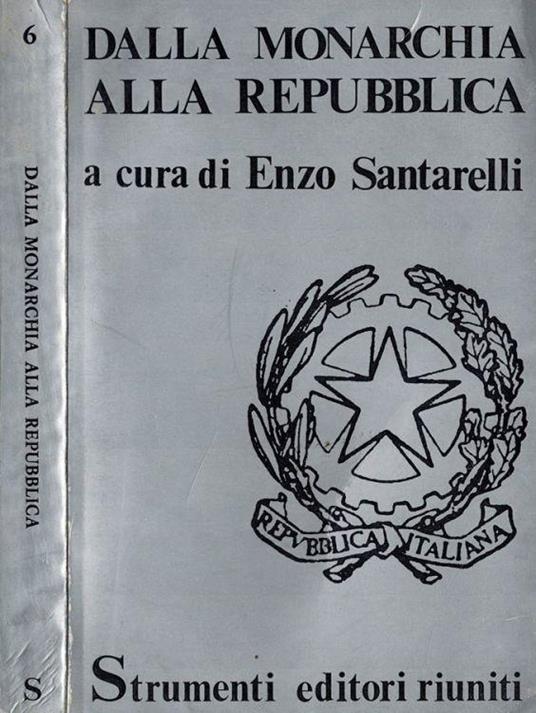 Dalla Monarchia alla Repubblica - copertina