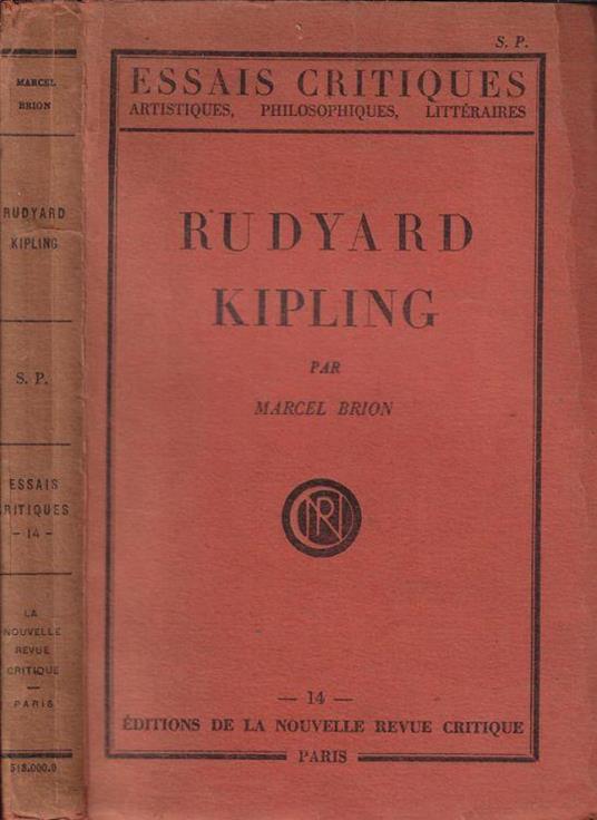 Rudyard Kipling - Marcel Brion - copertina