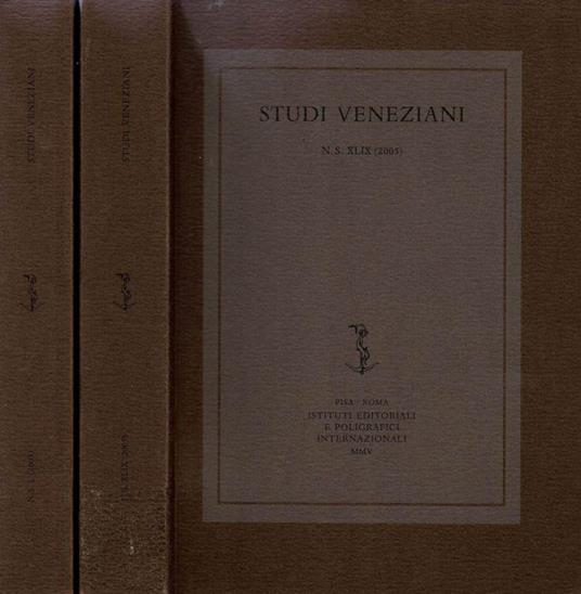 Studi veneziani - 2005 - copertina