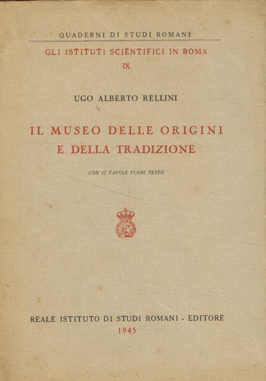 Il Museo delle origini e della tradizione - copertina