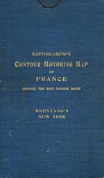 Bartholomew's contour motoring map of France