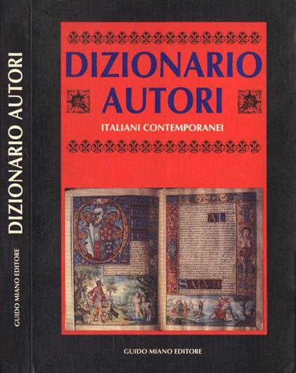 Dizionario autori - copertina