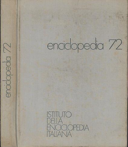 Enciclopedia '72 - Franca Rovigatti - copertina