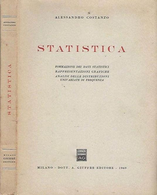 Statistica - Alessandro Costanzo - copertina