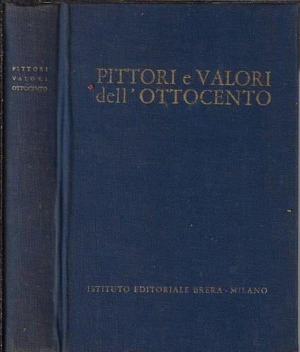 Pittori e valori dell'ottocento - copertina