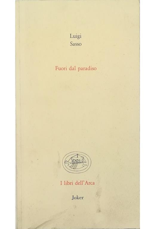 Fuori dal paradiso - Luigi Sasso - copertina