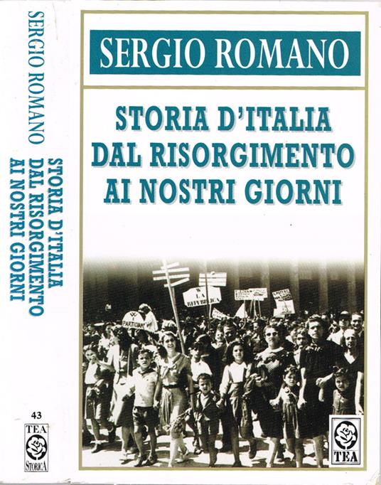 Storia d'Italia dal Risorgimento ai nostri giorni - Sergio Romano - copertina