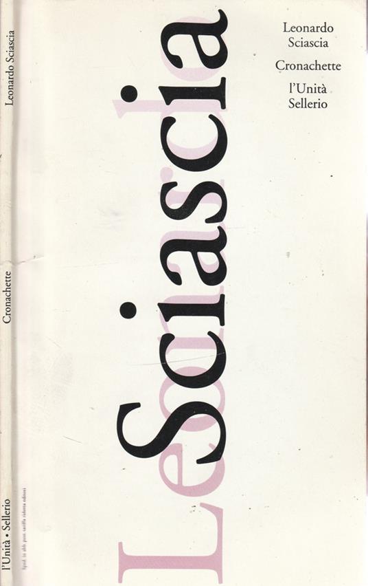 Cronachette - Leonardo Sciascia - copertina