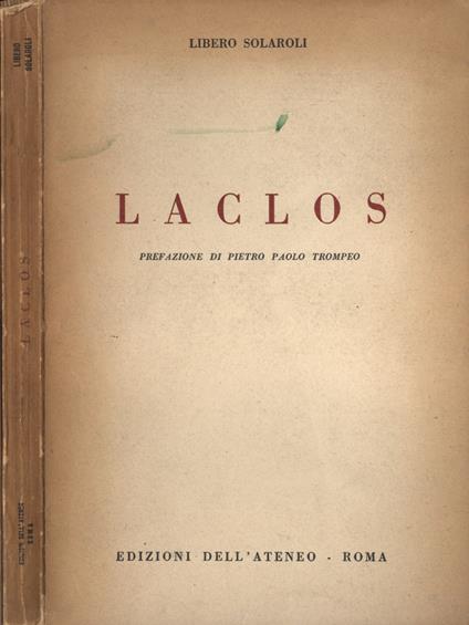 Laclos - Libero Solaroli - copertina