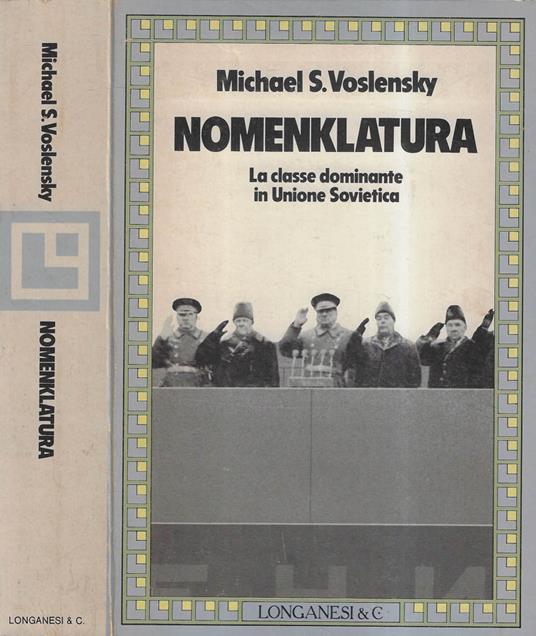 Nomenklatura - Michael S. Voslensky - copertina