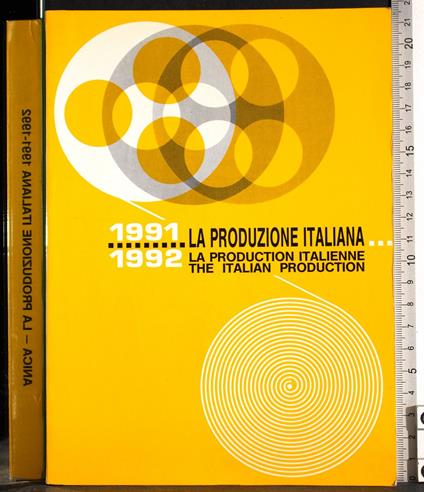 produzione italiana 1991-1992 - copertina