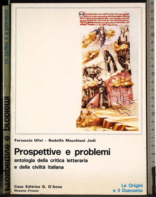 Prospettive e problemi. Le origini e il Duecento - copertina