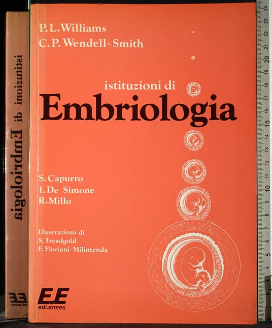 Istruzioni di Embriologia - Williams - copertina
