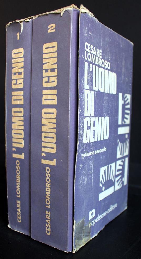 L' uomo di genio. 2 volumi - Cesare Lombroso - copertina