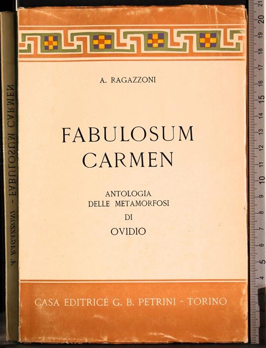 Fabulosum carmen - Ernesto Ragazzoni - copertina