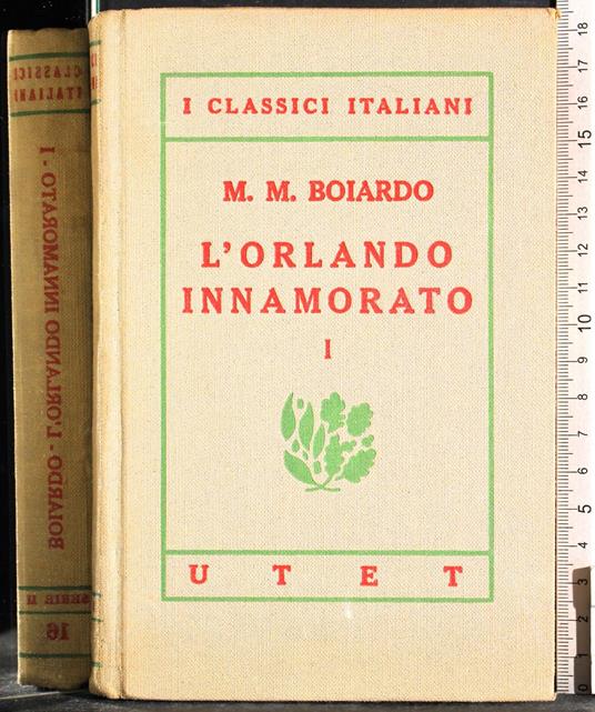 L' Orlando innamorato. Vol I - Matteo M. Boiardo - copertina