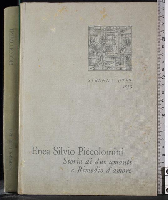 Storia di due amanti e rimedio d'amore - Alessandro Piccolomini - copertina