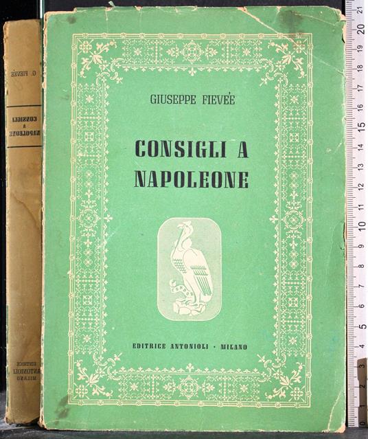 Consigli a Napoleone - copertina