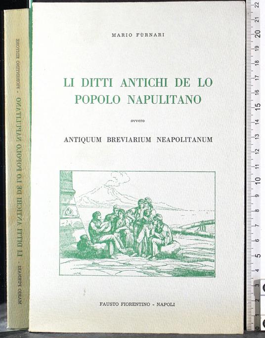 Li ditti antichi de lo popolo napulitano - Mario Furnari - copertina