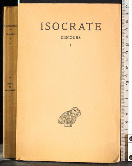 Discours. Tome I - Isocrate - copertina