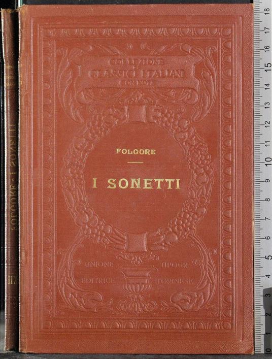 I sonetti - Ferdinando Neri - copertina