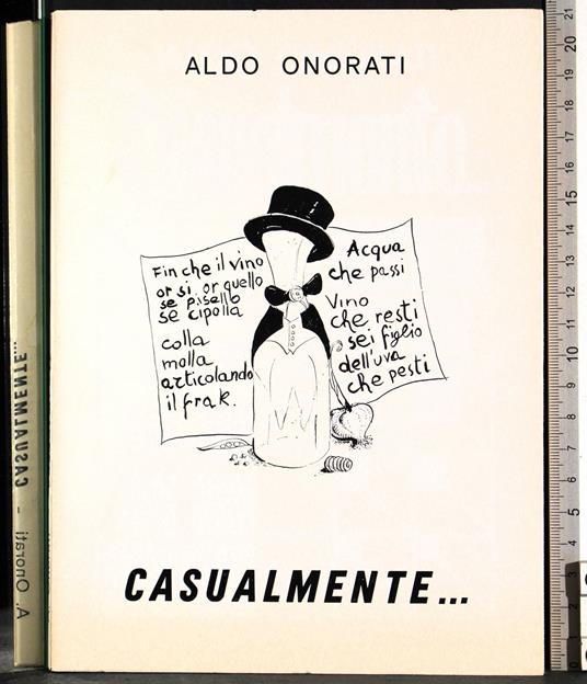 Casualmente - Aldo Onorati - copertina