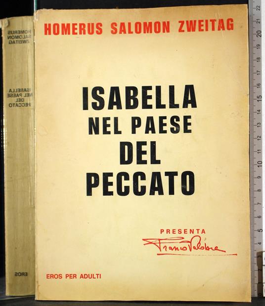 Isabella nel paese del peccato - Homerus Zweitag - copertina