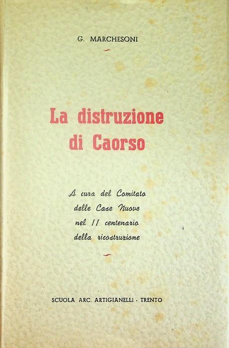 distruzione di Caorso - Giulio Marchesi - copertina