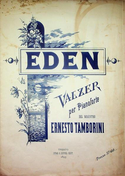 Eden: valzer per pianoforte - copertina